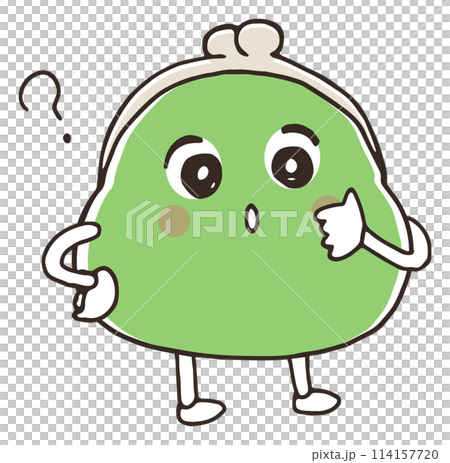 財布 お金のキャラクター 114157720