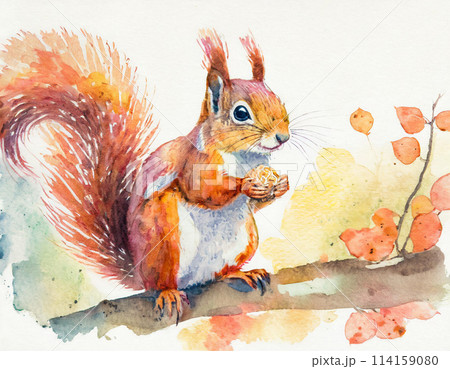 【原画】『ガンフリック』（絵画　パステル画　リス　動物画） 動物】パステル色鉛筆でリアルなリスを描いてみた / How to draw