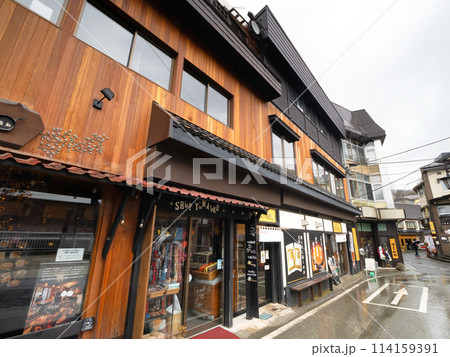 草津の温泉街 群馬県 草津の温泉街 群馬県 114159391