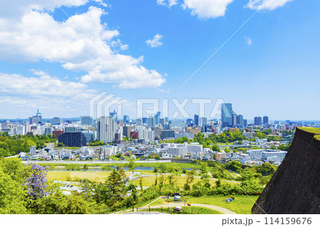 青葉城址と伊達政宗騎馬像 114159676