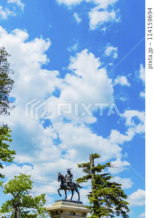 青葉城址と伊達政宗騎馬像 114159694
