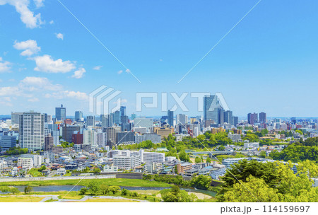 青葉城址と伊達政宗騎馬像 114159697