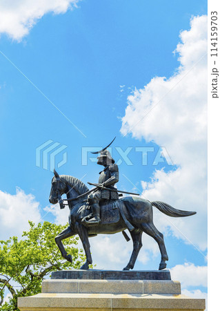 青葉城址と伊達政宗騎馬像 114159703