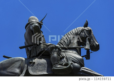 青葉城址と伊達政宗騎馬像 114159711