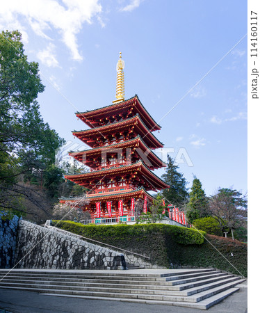 五重塔,塔,仏塔,仏舎利,仏教建築,楼閣,重要文化財,建築, 高幡不動,高幡不動尊,高幡山明王院金剛 114160117