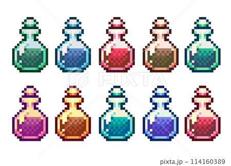 ポーション素材まとめドット絵 114160389