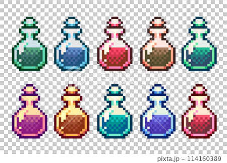 ポーション素材まとめドット絵 114160389