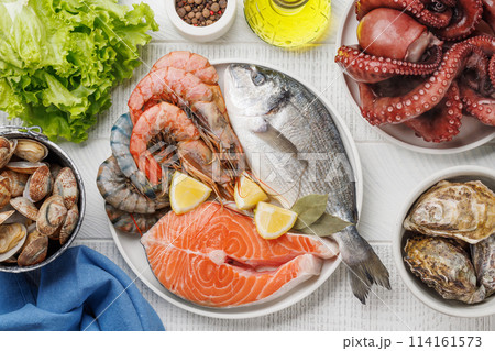 Seafood Platter Delight 114161573