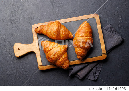 Fresh croissants 114161608