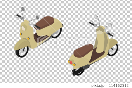 等距插圖: 滑板車 等距插圖: 滑板車 114162512