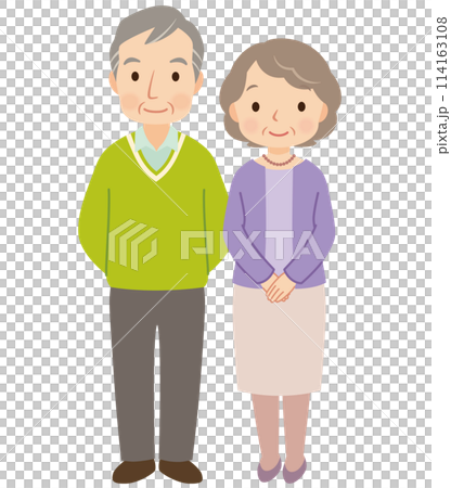 友善的年長夫婦,高級 友善的年長夫婦,高級 114163108