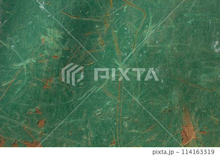 Rusted texture. Closeup of old green metal. Rusted texture. Closeup of old green metal. 114163319