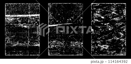 Black and white grunge. Distress overlay texture. Abstract surface dust and rough dirty wall background concept. Distress illustration simply place over object to create grunge effect. Vector EPS10. 114164392