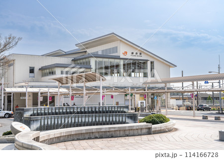 JR袋井駅北口周辺の街並み(静岡県) 114166728