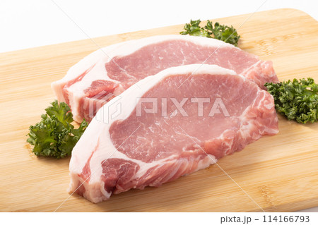［沖縄県産　アグー豚］豚ロース　ステーキ・カツ用 114166793