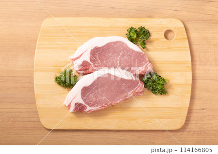 ［沖縄県産　アグー豚］豚ロース　ステーキ・カツ用 114166805