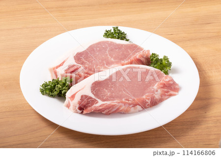 ［沖縄県産　アグー豚］豚ロース　ステーキ・カツ用 114166806