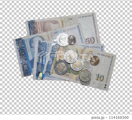 Bulgarian Lev currency banknotes Bulgarian Lev currency banknotes 114168300