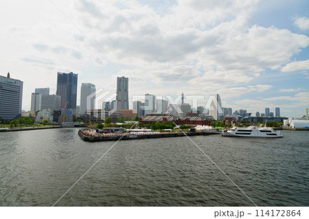 大桟橋から見たみなとみらい 大桟橋から見たみなとみらい 114172864