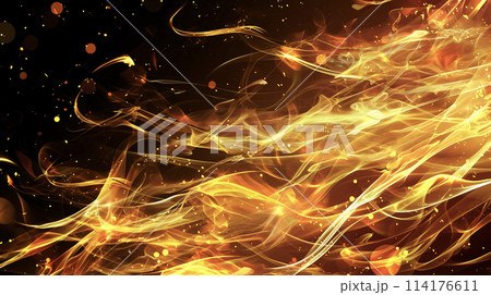 燃え上がる炎の背景 AI画像 燃え上がる炎の背景 AI画像 114176611