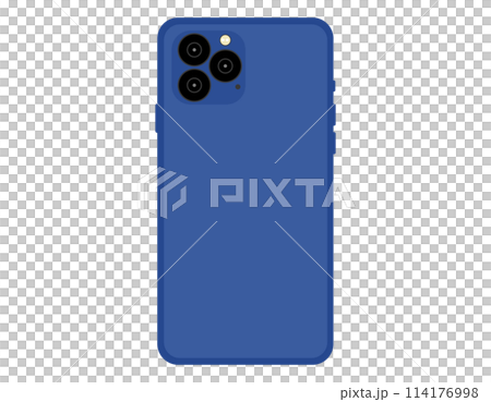 Smartphone back illustration 3 114176998