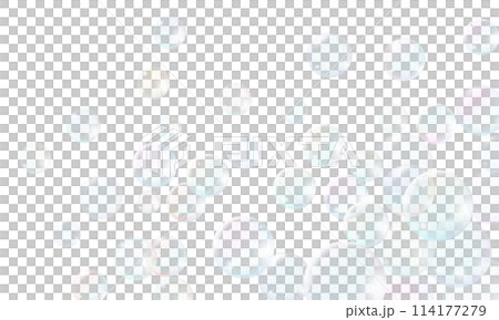 Background illustration with lots of soap bubbles flying Background illustration with lots of soap bubbles flying 114177279