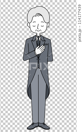 執事のイラスト（男性） 114177439