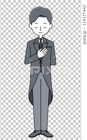 Butler illustration (male) Butler illustration (male) 114177442