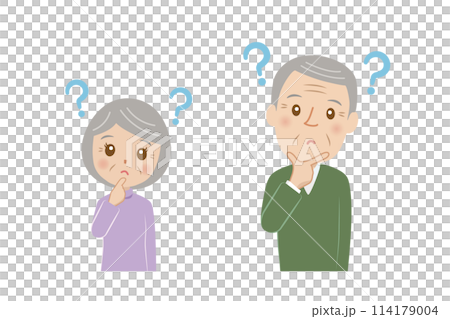 年長夫婦，疑惑，可愛 114179004