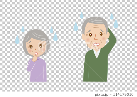 年長夫婦，困惑，可愛 114179010