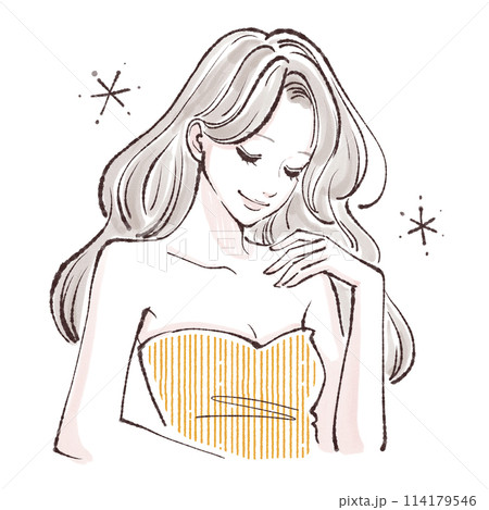 女性・女の子のイラスト素材 114179546