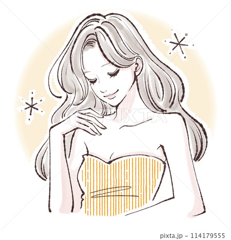 女性・女の子のイラスト素材 女性・女の子のイラスト素材 114179555