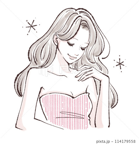 女性・女の子のイラスト素材 女性・女の子のイラスト素材 114179558