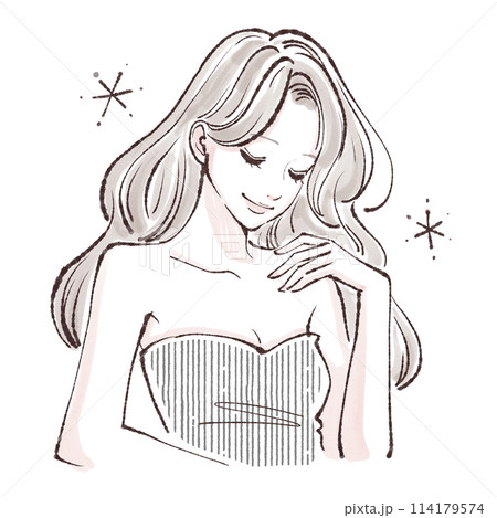 女性・女の子のイラスト素材 女性・女の子のイラスト素材 114179574