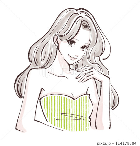 女性・女の子のイラスト素材 女性・女の子のイラスト素材 114179584
