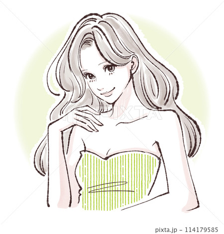 女性・女の子のイラスト素材 女性・女の子のイラスト素材 114179585