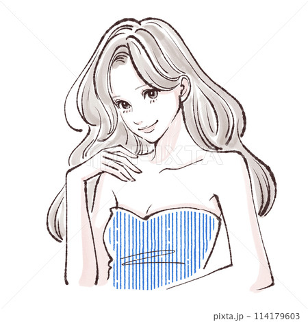 女性・女の子のイラスト素材 女性・女の子のイラスト素材 114179603