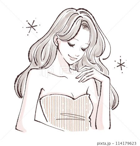 女性・女の子のイラスト素材 女性・女の子のイラスト素材 114179623