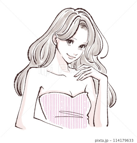 女性・女の子のイラスト素材 女性・女の子のイラスト素材 114179633