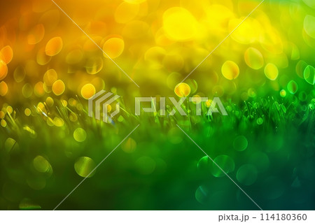 Multicolored rainbow large bokeh effect background 114180360