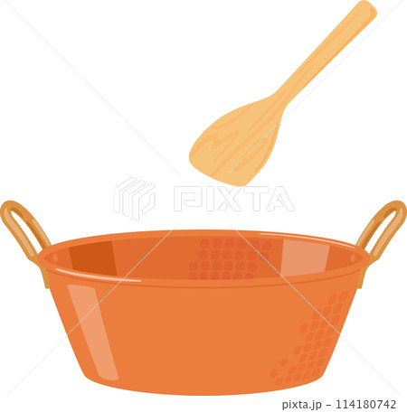 銅製の大きい両手鍋、ジャム鍋 銅製の大きい両手鍋、ジャム鍋 114180742