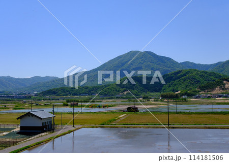 福井県敦賀市 野坂山 沓見からの眺望 福井県敦賀市 野坂山 沓見からの眺望 114181506