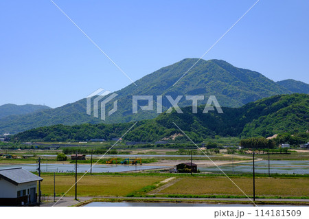 福井県敦賀市 野坂山 沓見からの眺望 福井県敦賀市 野坂山 沓見からの眺望 114181509