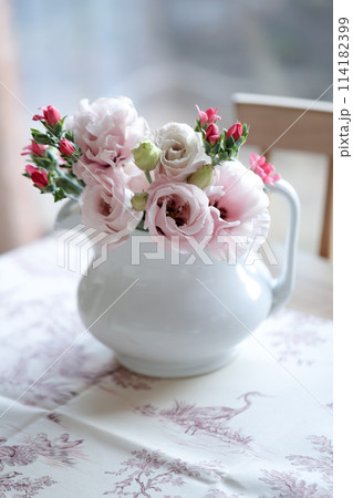 ピッチャーにいけた花 ピッチャーにいけた花 114182399