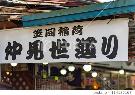 茨城県笠間市 笠間稲荷神社 仲見世 茨城県笠間市 笠間稲荷神社 仲見世 114183167
