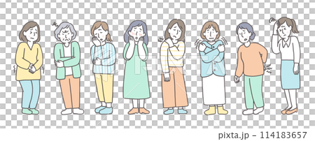 女性の様々な体調不良 114183657