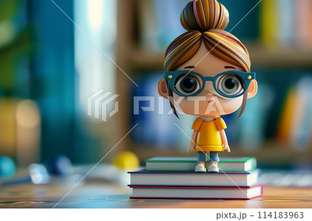 Teachers Day 3D celebrating educators for gratitude teachers. 114183963