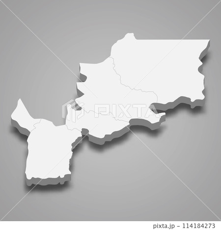 3d isometric map of Lomami is a region of DR Congo 3d isometric map of Lomami is a region of DR Congo 114184273
