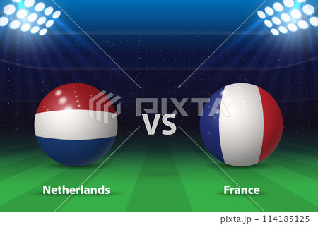Netherlands vs France. Europe soccer tournament 2024 114185125