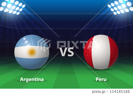 Argentina vs Peru. America soccer tournament 2024 114185188